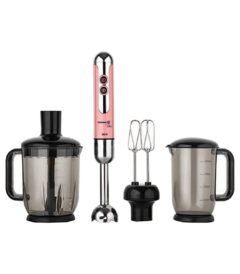 سرویس همزن سر استیل 1300 وات صورتی مولتی میا کرکماز 457-03