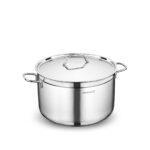 سایز: 30 سانتی متر حجم: 11 لیتر جنس بدنه: استیل ضد زنگ 18/10 کروم-نیکل رنگ: استیل مات گارانتی 18 ماهه لوازم خانگی ایران : نماینده انحصاری کرکماز در ایران