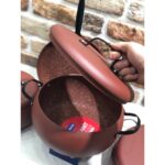 سرویس قابلمه نچسب 7 پارچه سماقی چوملک کرکماز 2657