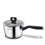 شیرجوش درب دار 16*10.0 سانتیمتر 2.0 لیتر استیل براق نورا کرکماز 2990