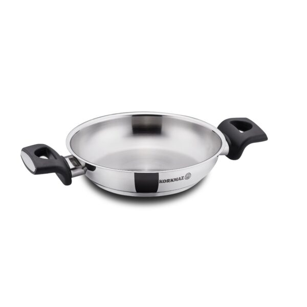 املت پز 20 سانتیمتر 1.0 لیتر استیل براق نورا کرکماز 2998