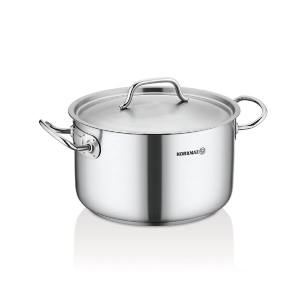 قابلمه 24*14.0 سانتیمتر 6.2 لیتر استیل مات پرولاین کرکماز 2723
