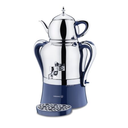 سماور برقی 2000 وات 1.1 + 3.5 لیتر استیل کروم هاندان کرکماز 843