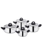 سرویس قابلمه 8 پارچه استیل براق بلا کرکماز 1848