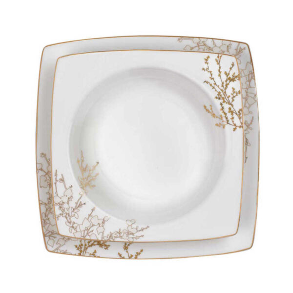 سرویس غذاخوری چینی 60 پارچه بون سلکشن کرکماز 8428