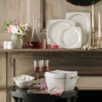 سرویس غذاخوری چینی 60 پارچه بون سلکشن کرکماز 8437