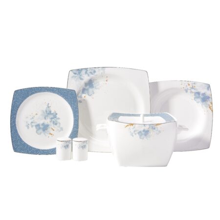 سرویس غذاخوری چینی 60 پارچه بون سلکشن کرکماز 8455