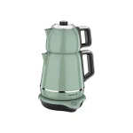 چای ساز اتوماتیک برقی 2000 وات 1.2+1.7 لیتر سبز دمیکس کرکماز 332-01 | لوازم خانگی ایران