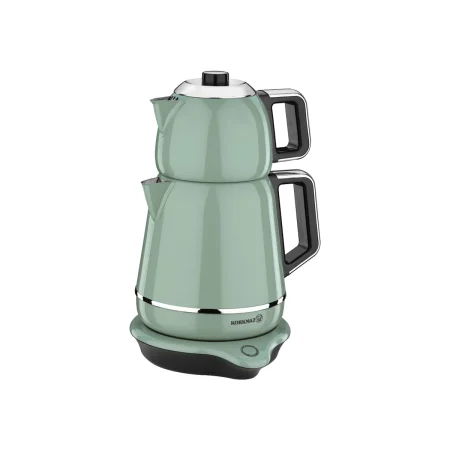 چای ساز اتوماتیک برقی 2000 وات 1.2+1.7 لیتر سبز دمیکس کرکماز 332-01 | لوازم خانگی ایران