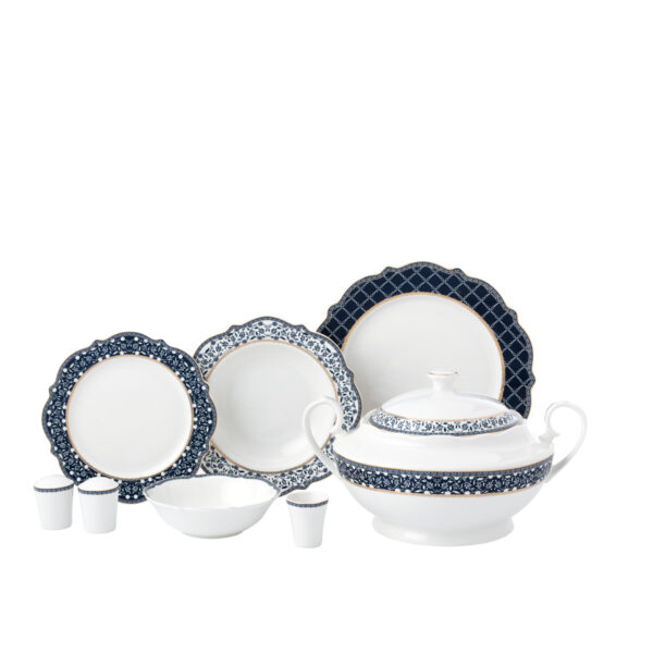 سرویس غذاخوری چینی 60 پارچه الیزا کرکماز 8245