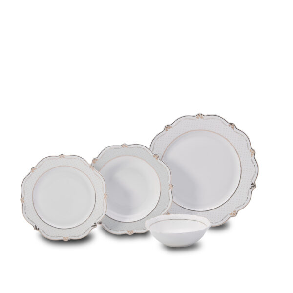 سرویس غذاخوری چینی 60 پارچه الیزا کرکماز 8246