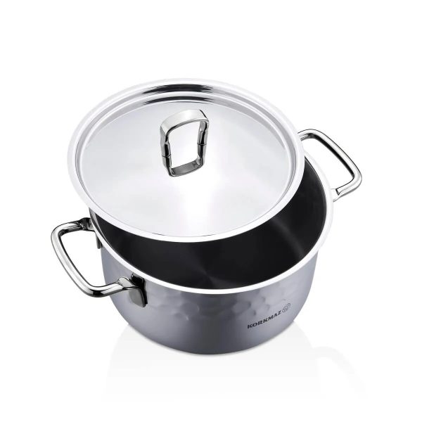 سرویس قابلمه 8 پارچه استیل براق ارنا کرکماز 1963-1 | لوازم خانگی ایران