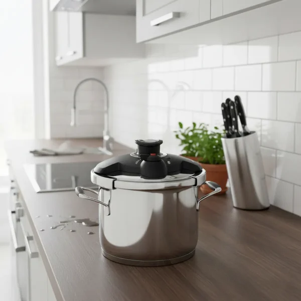 زودپز 6.0 لیتر استیل براق فلورا کرکماز 159 | لوازم خانگی ایران