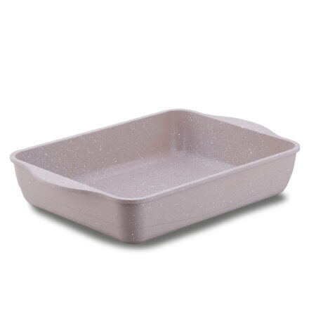 سینی فر 23*30 سانتی متر 4 لیتر کرم گرانیتا کرکماز 2896-1