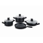 سرویس قابلمه نچسب 7 پارچه مشکی میا کرکماز 1146-1