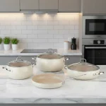 سرویس قابلمه 7 پارچه گرانیت کرم موندیا کرکماز 2656 | لوازم خانگی ایران