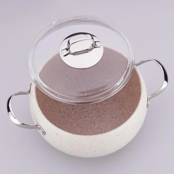 سرویس قابلمه 7 پارچه گرانیت کرم موندیا کرکماز 2656 | لوازم خانگی ایران