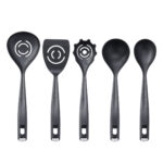 سرویس کفگیر و ملاقه 5 پارچه مشکی نورا کرکماز 5558