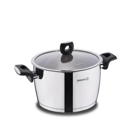 قابلمه 20*12.0 سانتیمتر 3.5 لیتر استیل براق نورا کرکماز 2992