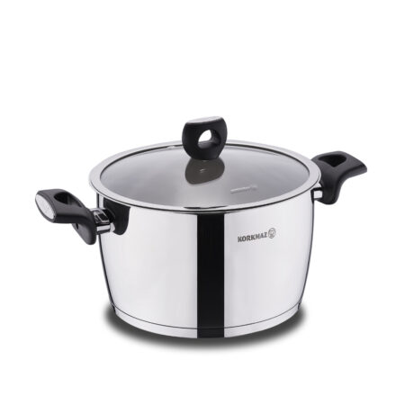 قابلمه 24*13.0 سانتیمتر 5.5 لیتر استیل براق نورا کرکماز 2993