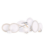 سرویس غذاخوری چینی 60 پارچه اورینت کرکماز 8355