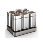 سرویس جای ادویه 7 پارچه استیل مات استورا کرکماز 696-02