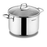 قابلمه گود 24*17 سانتیمتر 7.8 لیتر استیل براق پرلا کرکماز 2699