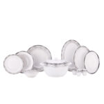 سرویس غذاخوری چینی 60 پارچه پرلا کرکماز 8360