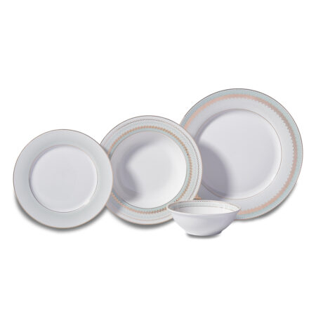 سرویس غذاخوری چینی 60 پارچه پرلا کرکماز 8376