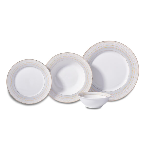 سرویس غذاخوری چینی 60 پارچه پرلا کرکماز 8378