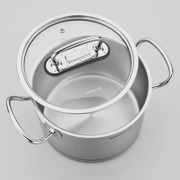 سرویس قابلمه 8 پارچه استیل مات پرولاین کرکماز 1147