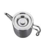 کتری و قوری 1.2 + 1.8 لیتر استیل مات پرولاین کرکماز 274 | لوازم خانگی ایران