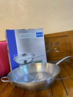 تابه 40*8.0 سانتیمتر 8.3 لیتر استیل مات پرولاین کرکماز 1179