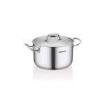 قابلمه 12*8 سانتیمتر 0.9 لیتر استیل مات پرولاین کرکماز 2718