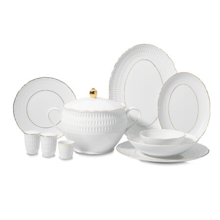 سرویس غذاخوری چینی 60 پارچه سوفیا کرکماز 8988