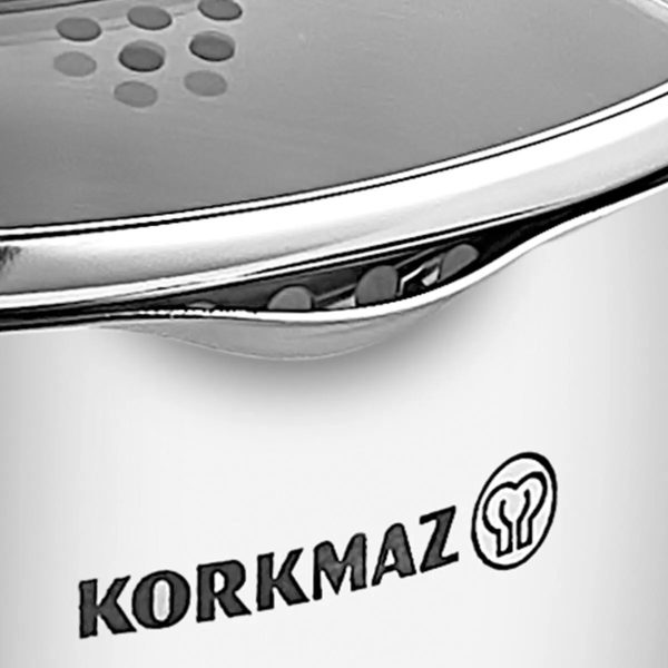 سرویس قابلمه 8 پارچه استیل براق استارا کرکماز 1969