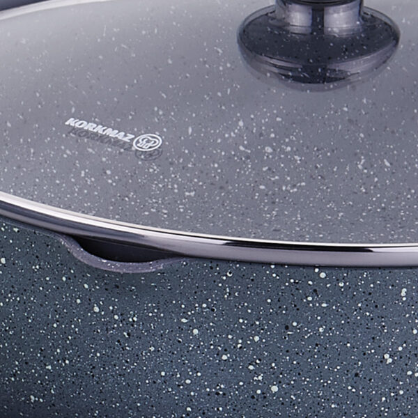 سرویس قابلمه نچسب 7 پارچه طوسی استونا 2864