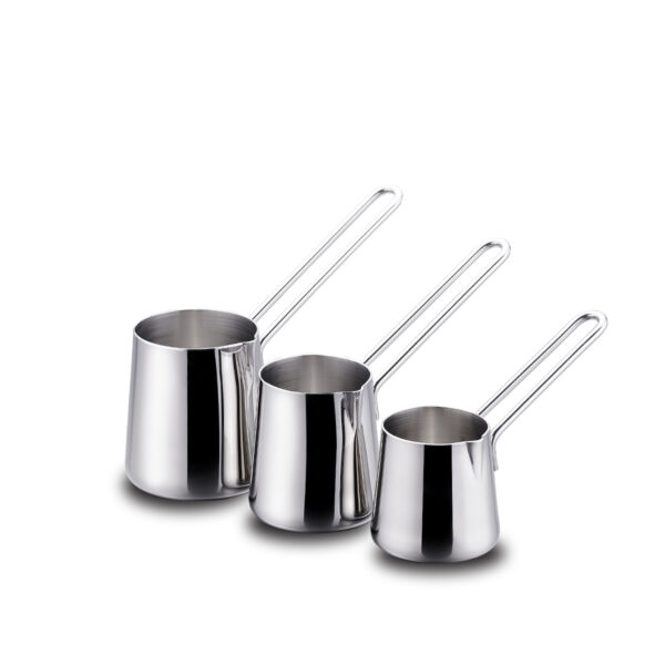 قهوه جوش 2-3-4 فنجان استیل براق پرلا کرکماز 292