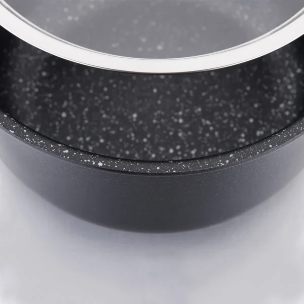 سرویس قابلمه 7 پارچه نچسب مشکی تورا کرکماز 2889 | لوازم خانگی ایران