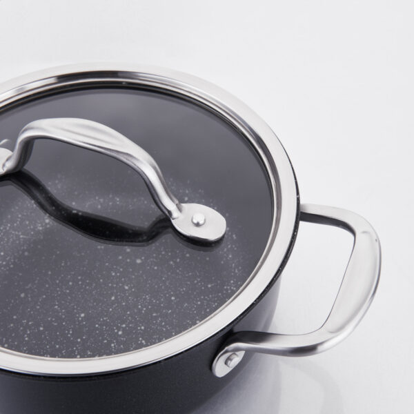 سرویس قابلمه نچسب 7 پارچه مشکی تورا کرکماز 2889