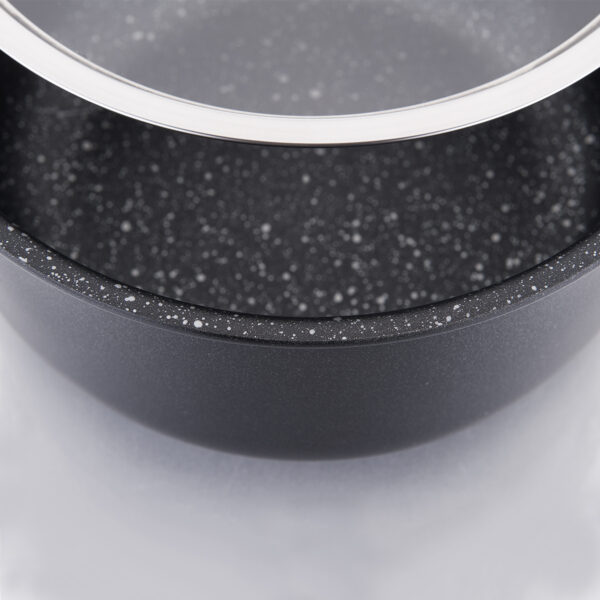 سرویس قابلمه نچسب 7 پارچه مشکی تورا کرکماز 2889