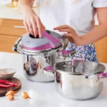 زودپز دوقلو 6.0 + 4.0 لیتر استیل اربیت کاراجا 153.03.07.9325