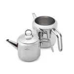 سرویس جهیزیه 17 پارچه استیل پلاتینیوم کاراجا 153.03.07.5194