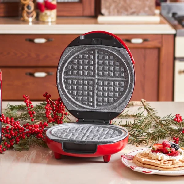 وافل و پنکیک ساز 1000 وات قرمز فاندی کاراجا 153.01.06.4928