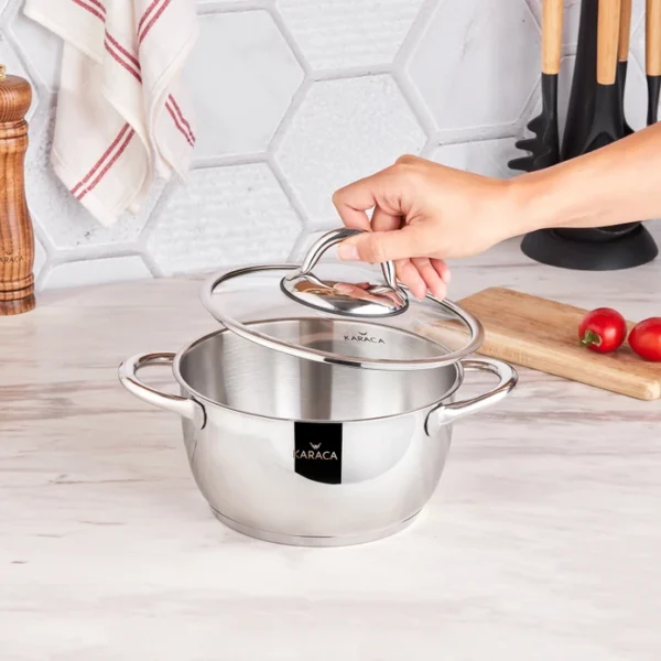 قابلمه 20 سانتی متر استیل چامپ کاراجا 153.03.07.9714