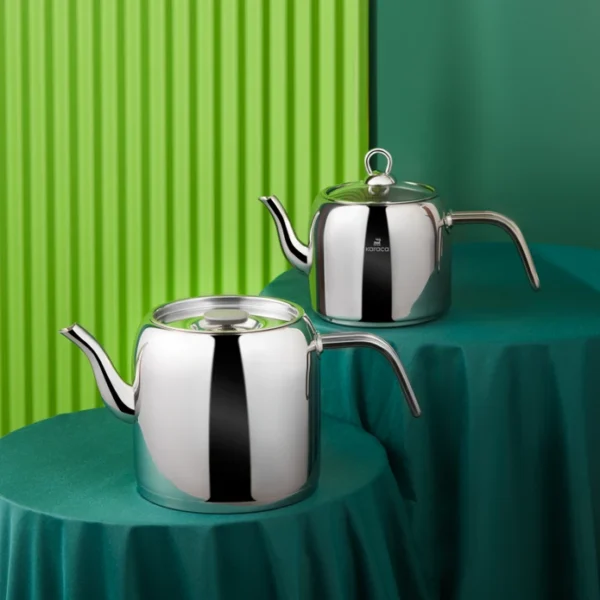 کتری و قوری بزرگ 4.0 + 2.2 لیتر پاوراستیل وگا کاراجا 153.03.08.0082