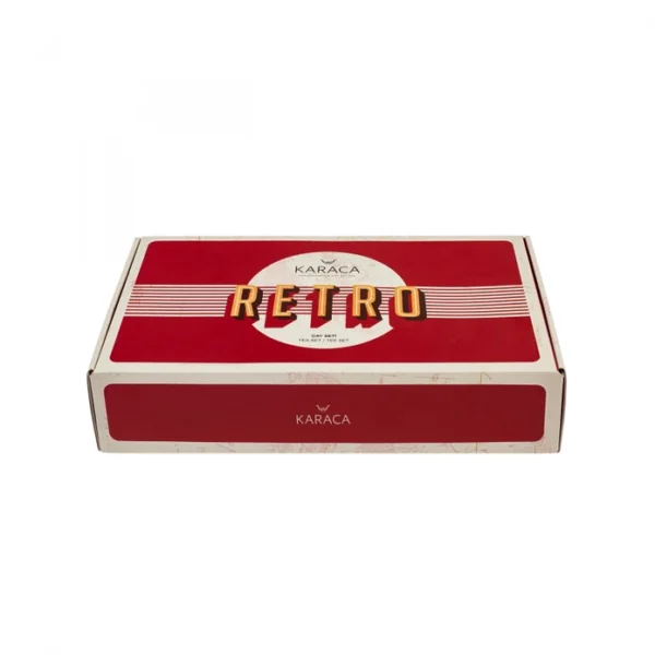 سرویس چای خوری ۶ نفره طوسی رترو کاراجا 153.03.06.1589