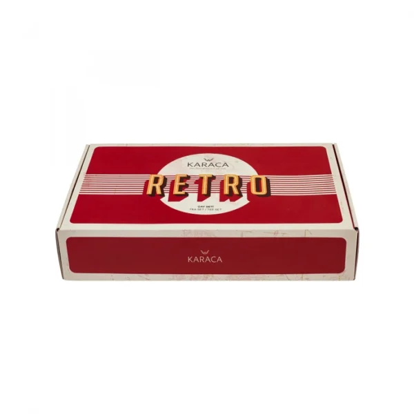 سرویس چای خوری ۶ نفره بژ رترو کاراجا 153.03.06.1591