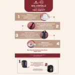 قهوه ساز ترک برقی 535 وات قرمز هاتیر هوپس میلک کاراجا 153.03.06.2261