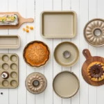 قالب کیک کمربندی 2 تایی 26 + 26 سانتی متر قهوه ای هنس کاراجا 153.03.06.4826